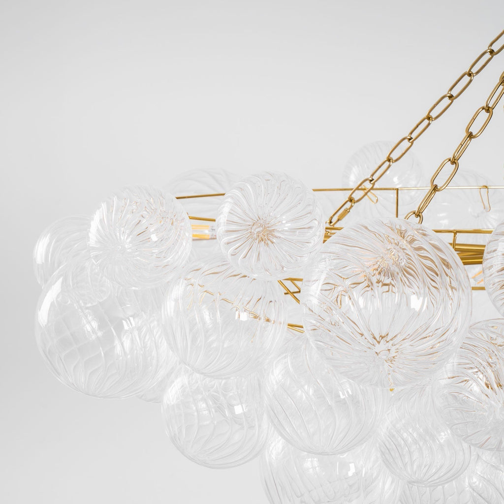 Aurora Chandelier Glass Ball Bubble Modern