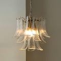 Aurora Chandelier Murano Glass Leaf Golden