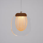 Avesia Minimalist Glass Pendant Light Staircase