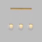 Avesia Minimalist Glass Pendant Light Staircase