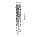 Avesia Minimalist Glass Pendant Light Staircase