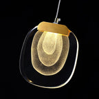 Avesia Minimalist Glass Pendant Light Staircase