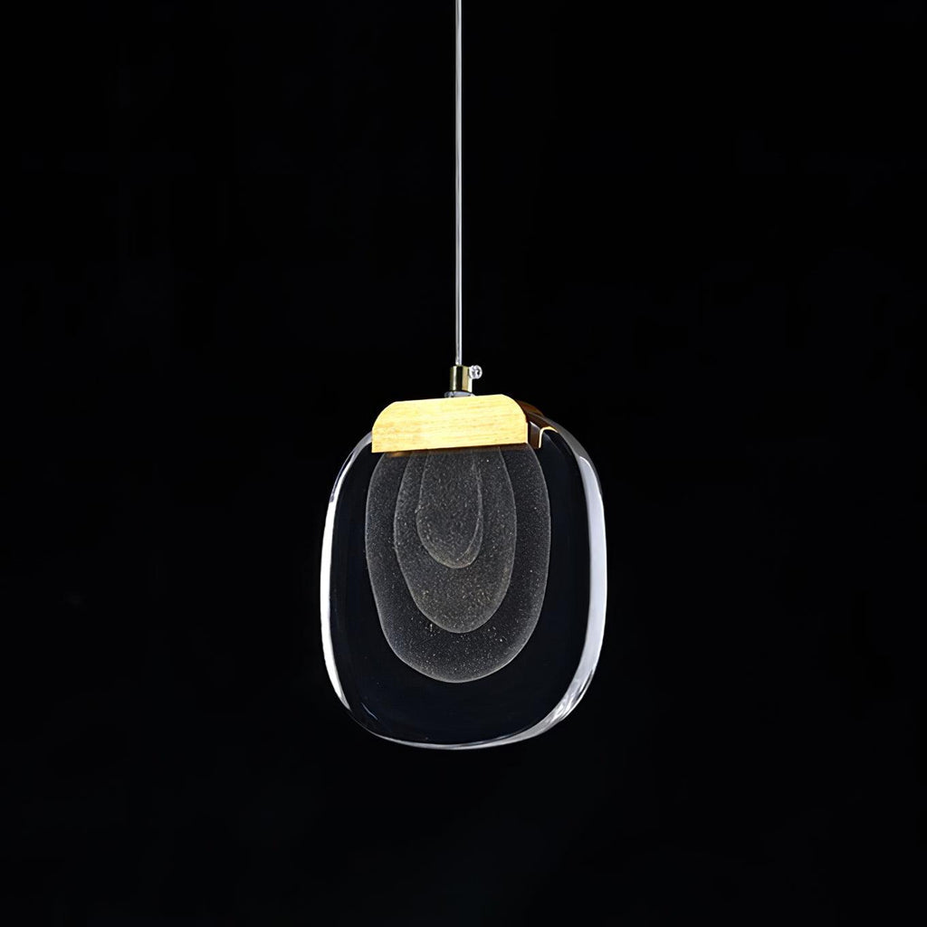 Avesia Minimalist Glass Pendant Light Staircase