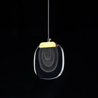 Avesia Minimalist Glass Pendant Light Staircase