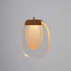 Avesia Minimalist Glass Pendant Light Staircase