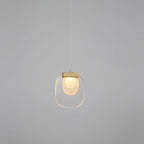 Avesia Minimalist Glass Pendant Light Staircase
