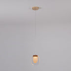 Avesia Minimalist Glass Pendant Light Staircase