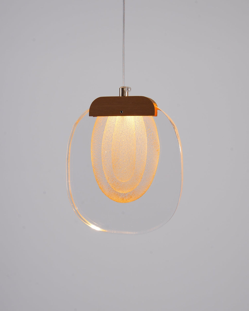 Avesia Minimalist Glass Pendant Light Staircase