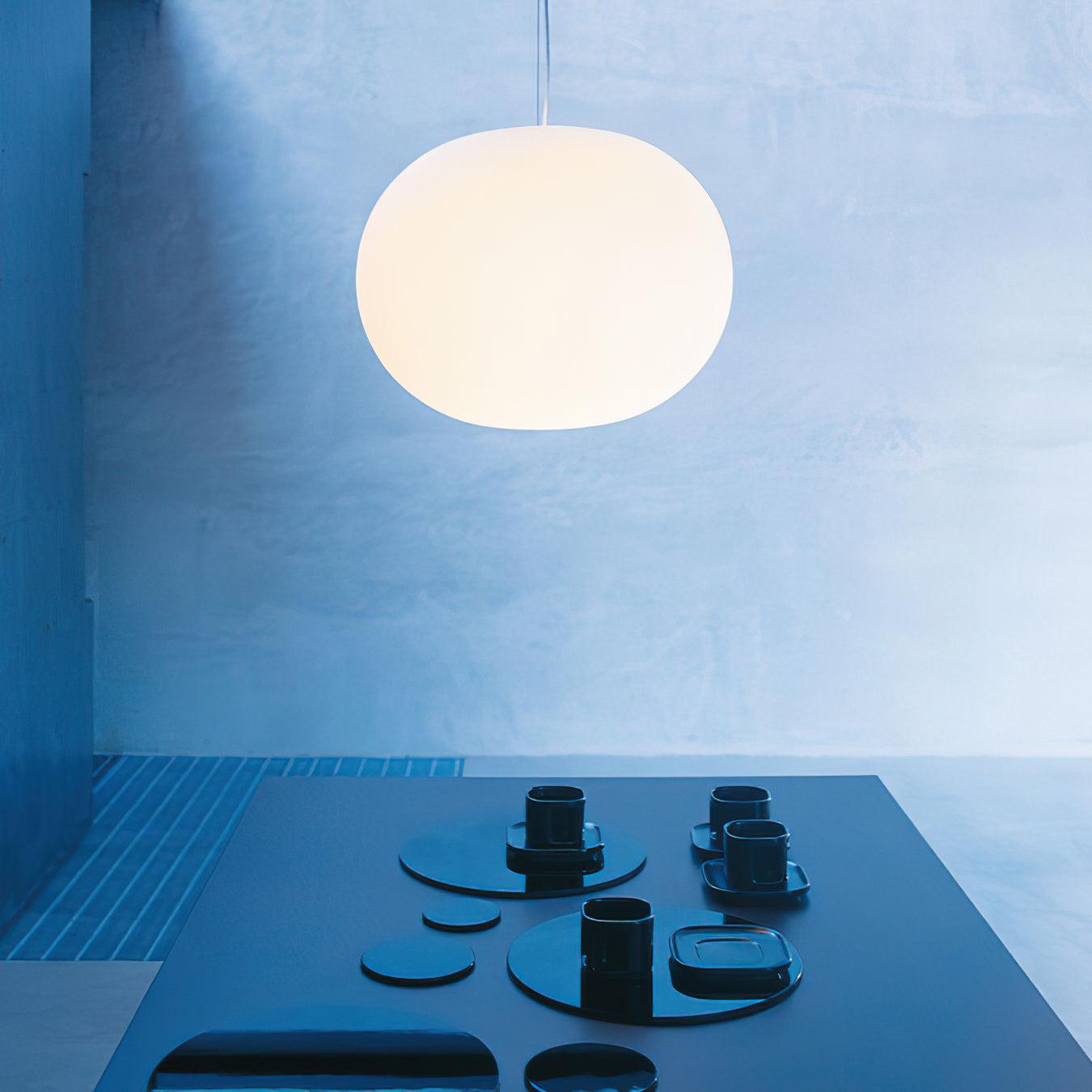Opivio White Globe Pendant Light
