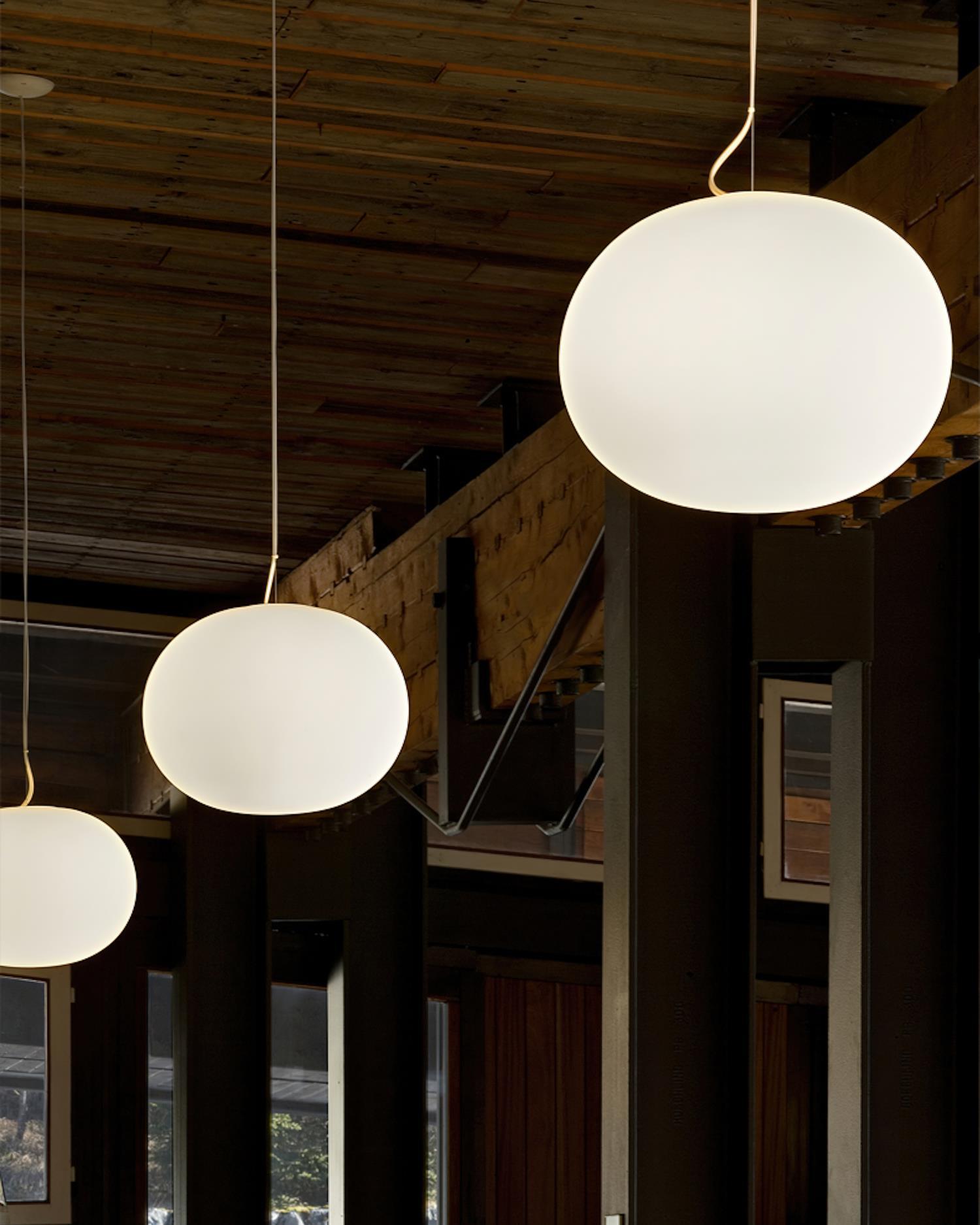Opivio White Globe Pendant Light