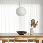 Opivio White Globe Pendant Light