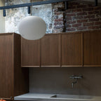 Opivio White Globe Pendant Light