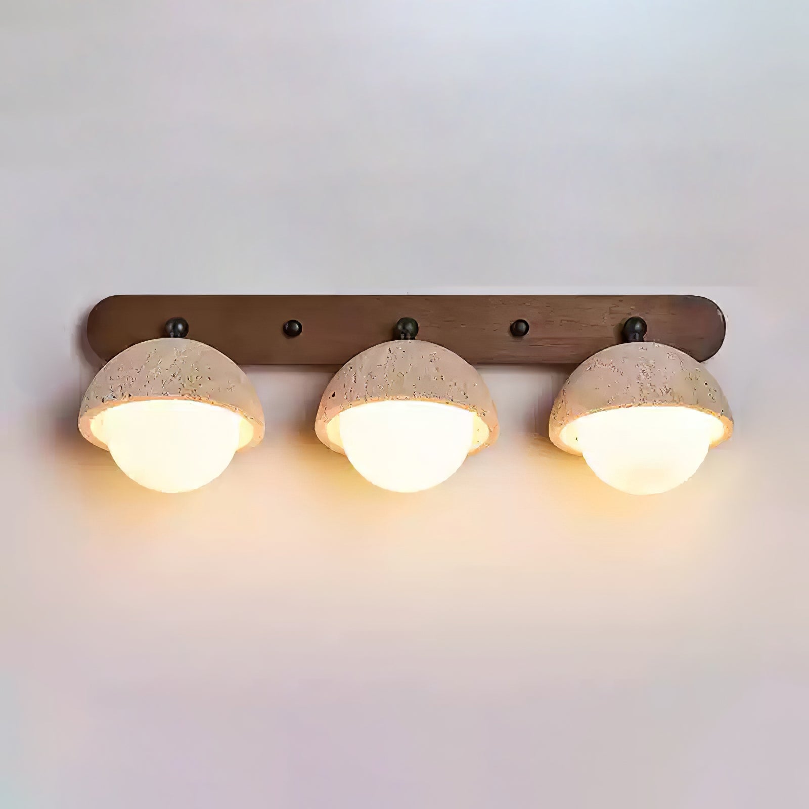 Avtale Arc-Shaped Travertine Wall Light