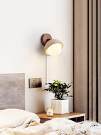 Avtale Arc-Shaped Travertine Wall Light