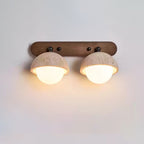 Avtale Arc-Shaped Travertine Wall Light