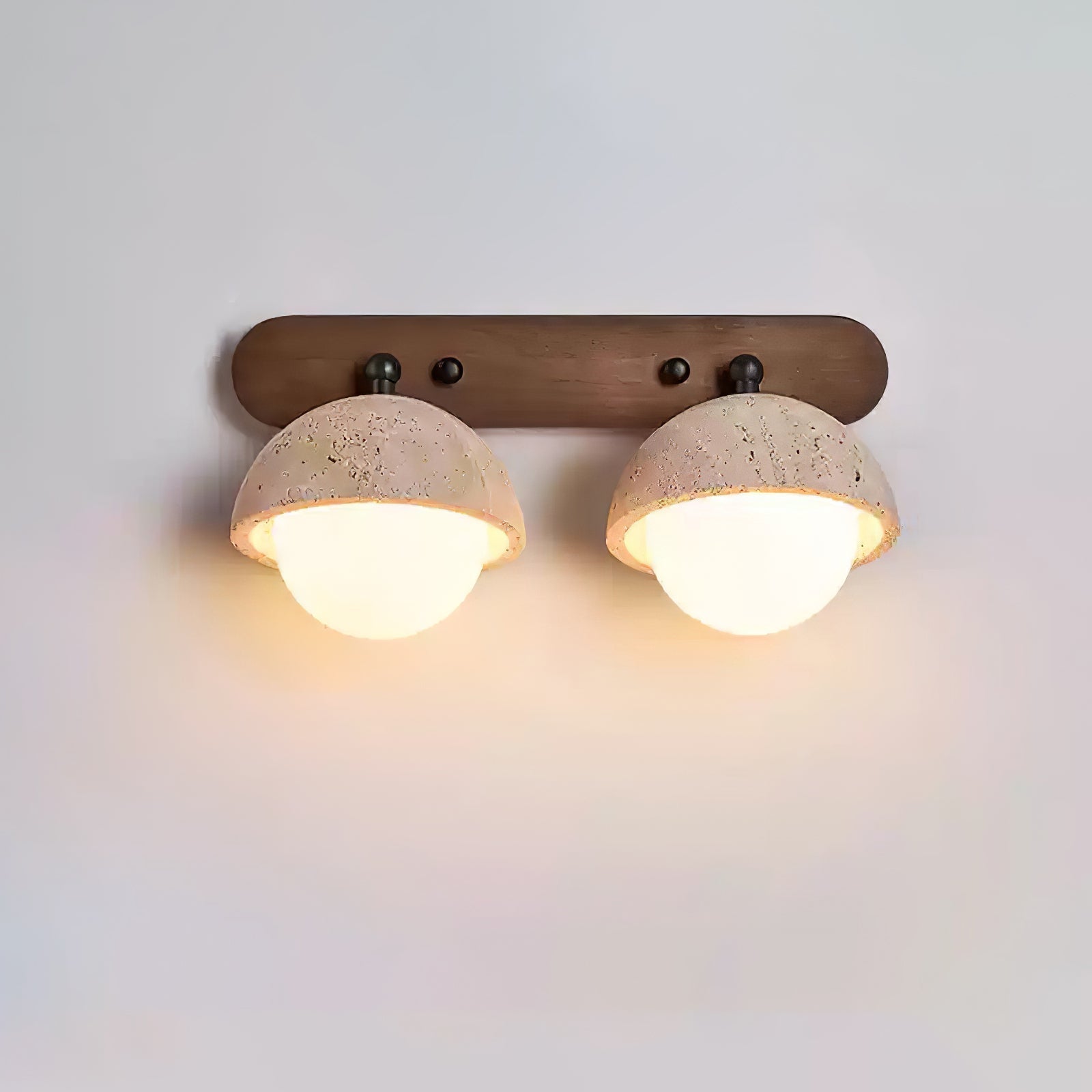 Avtale Arc-Shaped Travertine Wall Light