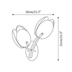 Gudelle Double Tulip Wall Lamp