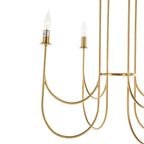 Mjolkuvyi Modern Minimalist Glass Metal Chandelier