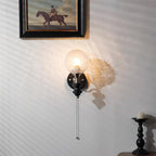 Duvin Frosted Glass Vintage Wall Lamp
