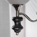 Duvin Frosted Glass Vintage Wall Lamp