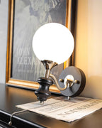 Duvin Frosted Glass Vintage Wall Lamp