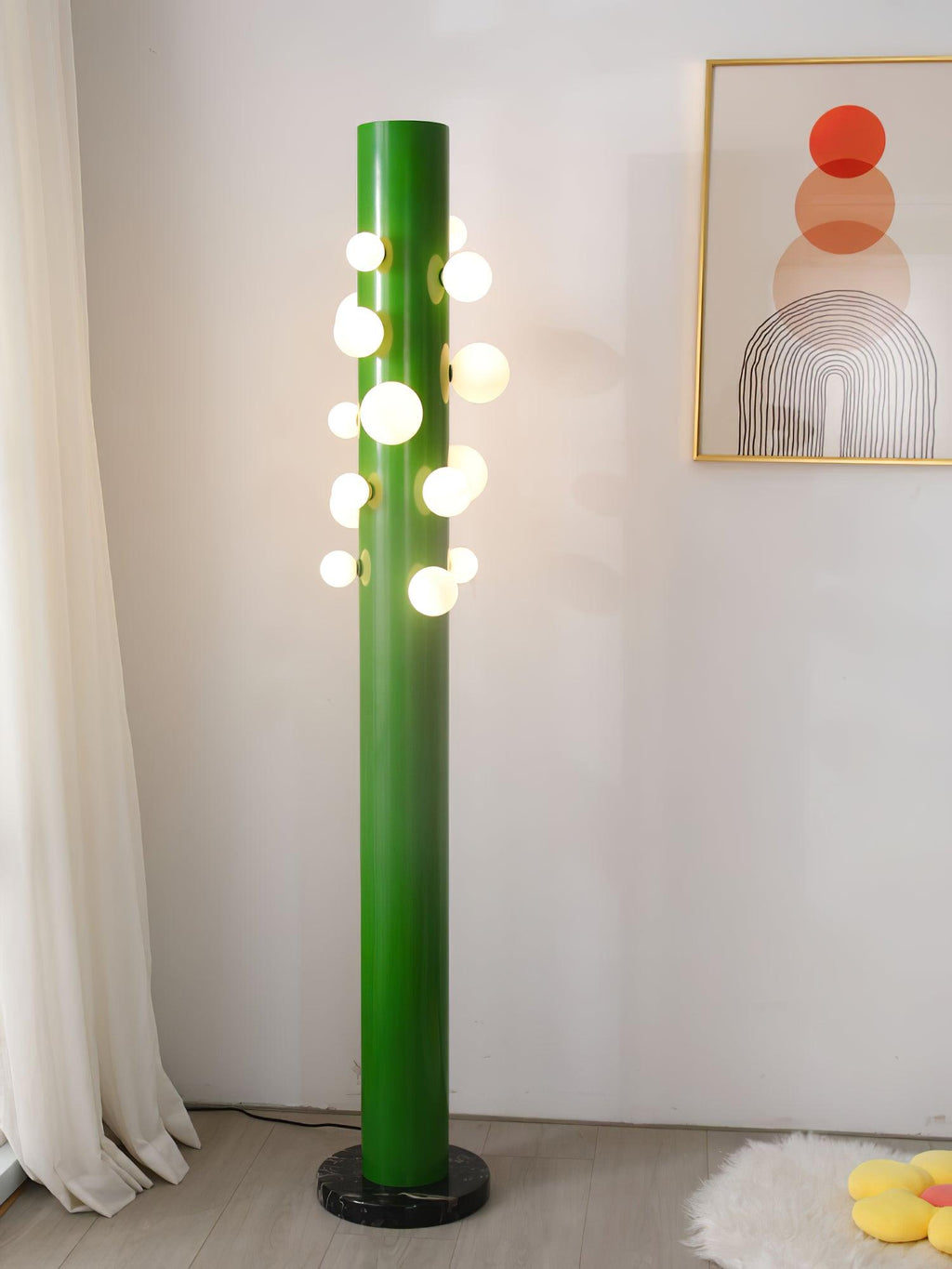 Ortaliel Marble Floor Lamp