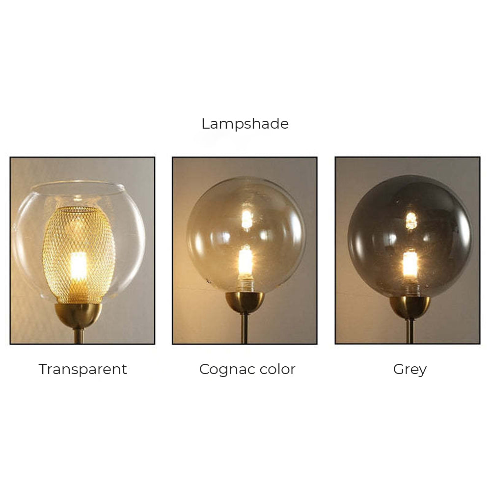 Valentina Industrial Glass Globe Chandelier LED, 6 Style