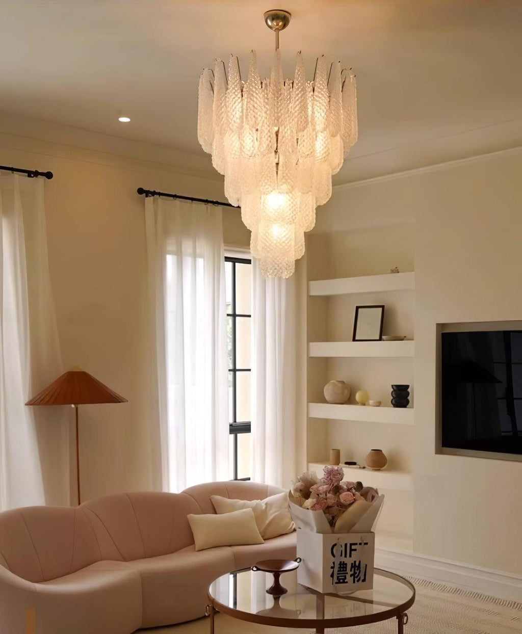 Zemaryra  Murano Glass Chandelier