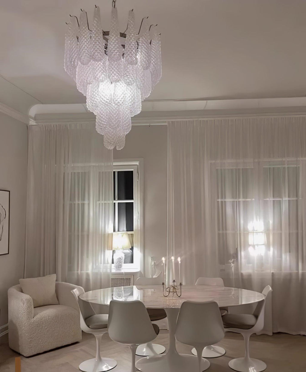 Zemaryra  Murano Glass Chandelier