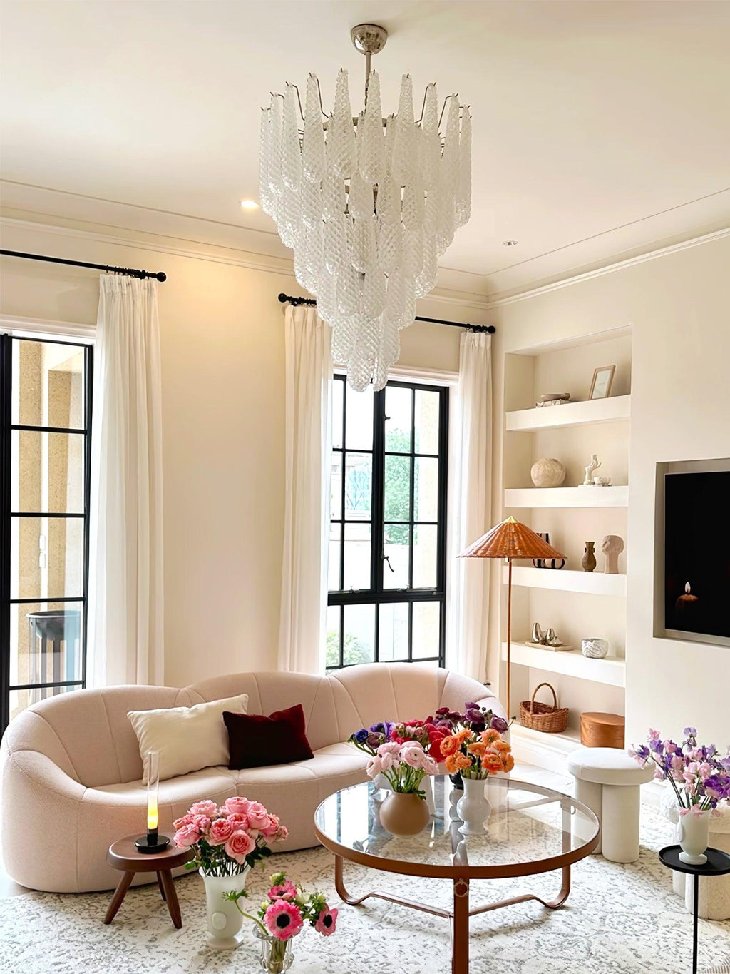 Zemaryra  Murano Glass Chandelier