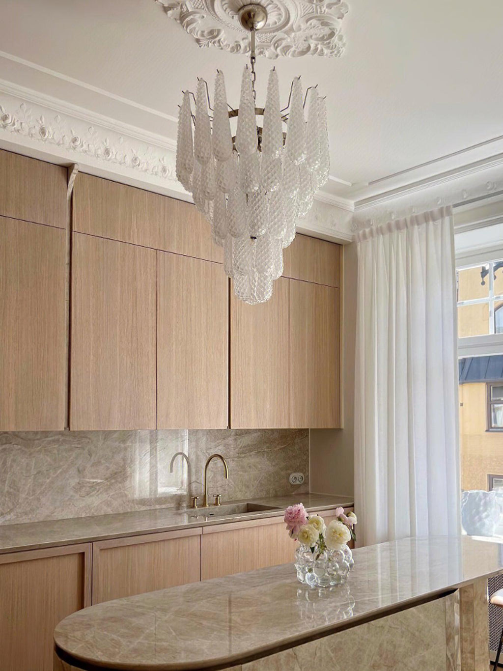 Zemaryra  Murano Glass Chandelier
