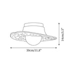 Nivra  Hat Ceiling Light