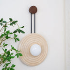 Isoror Wall Light in Travertine Ring Spirale - Kingsley Beaumont