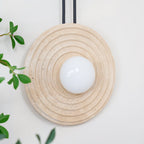 Isoror Wall Light in Travertine Ring Spirale - Kingsley Beaumont