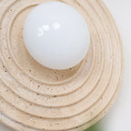 Isoror Wall Light in Travertine Ring Spirale - Kingsley Beaumont