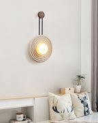 Isoror Wall Light in Travertine Ring Spirale - Kingsley Beaumont