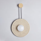 Isoror Wall Light in Travertine Ring Spirale - Kingsley Beaumont