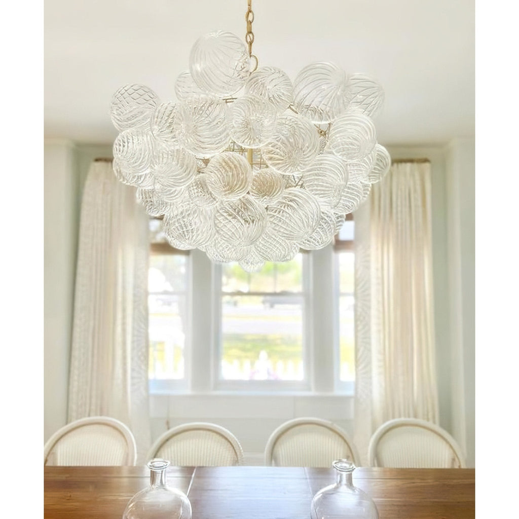 Aurora Chandelier Glass Ball Bubble Modern