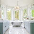 Aurora Chandelier Glass Ball Bubble Modern