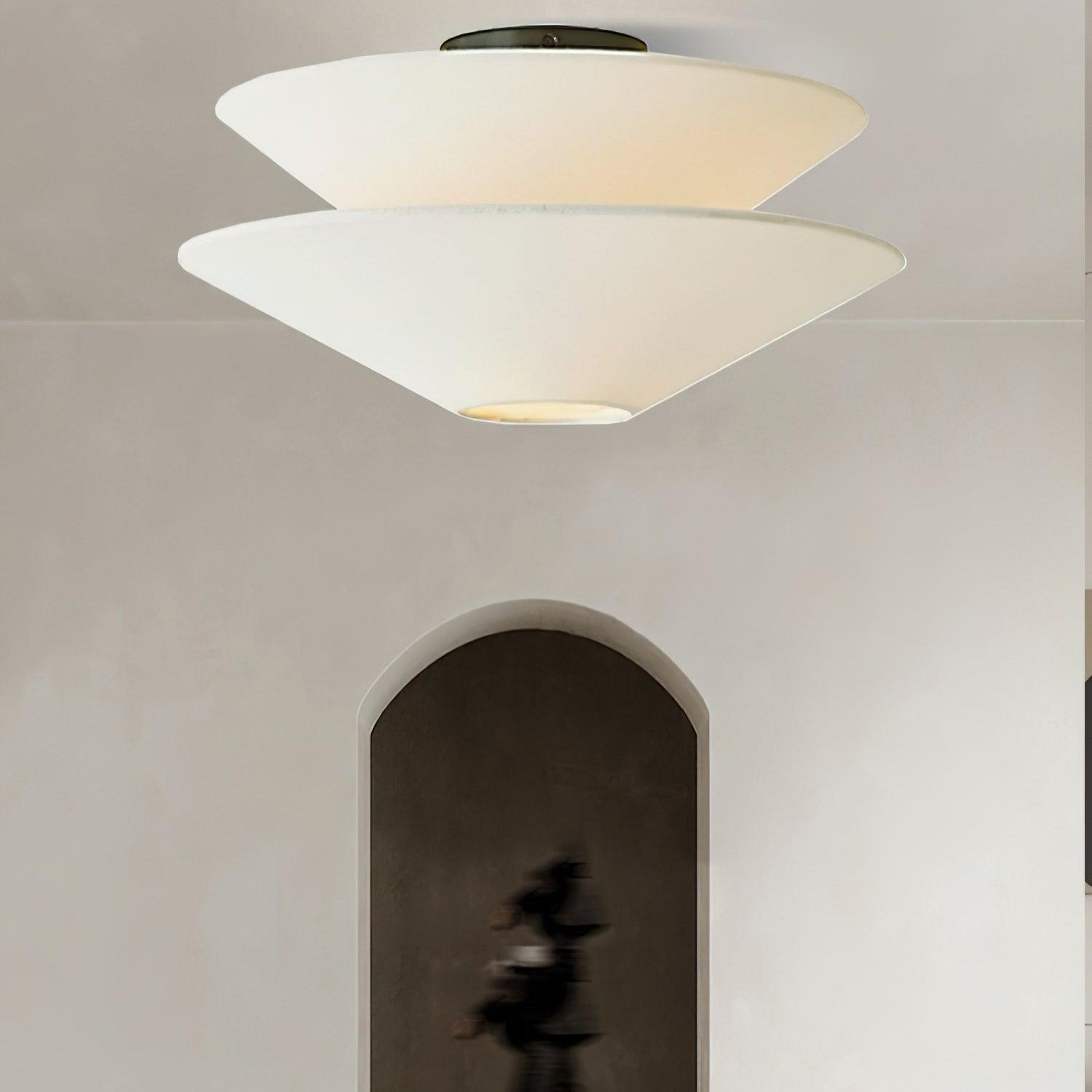 Lina Ceiling Light Double Cone Fabric