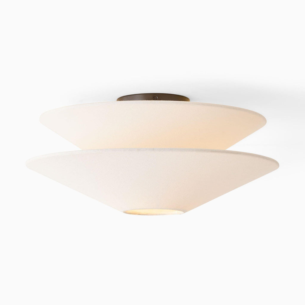 Lina Ceiling Light Double Cone Fabric