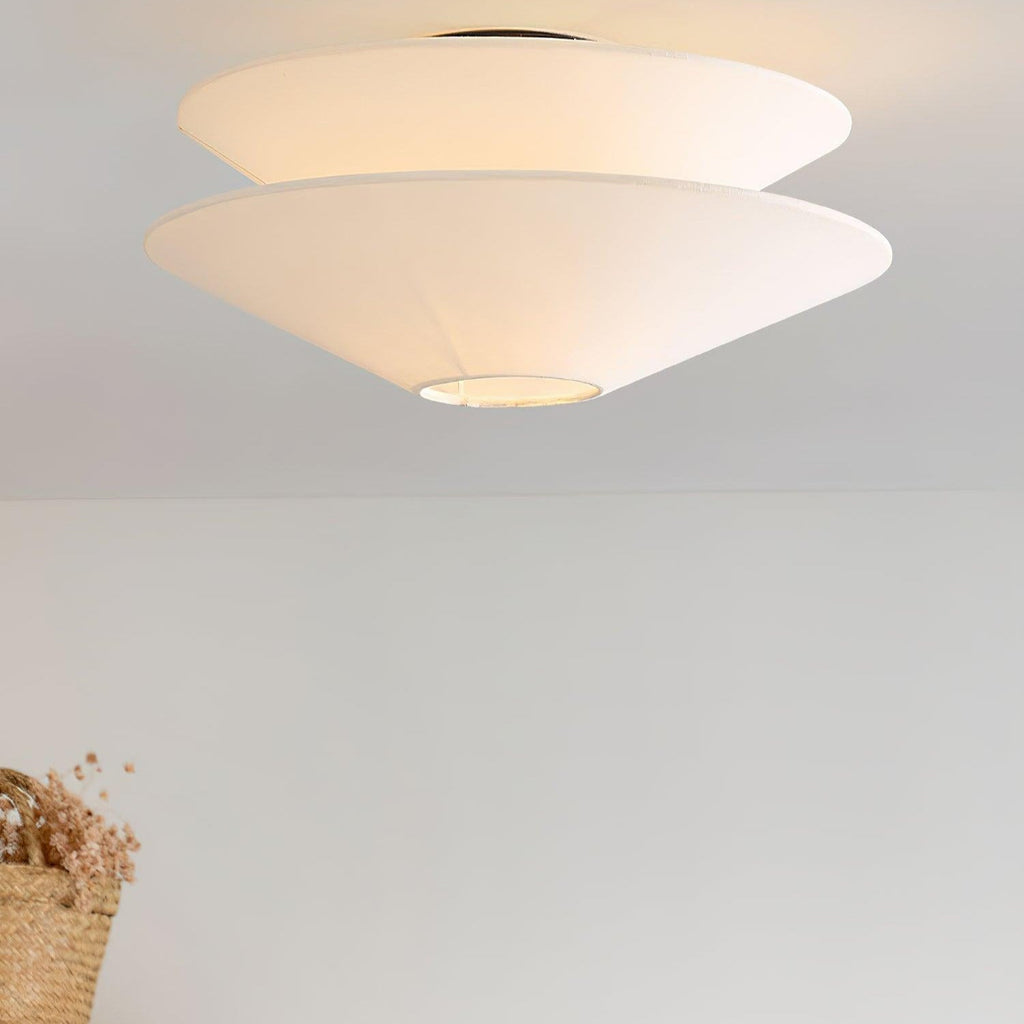 Lina Ceiling Light Double Cone Fabric
