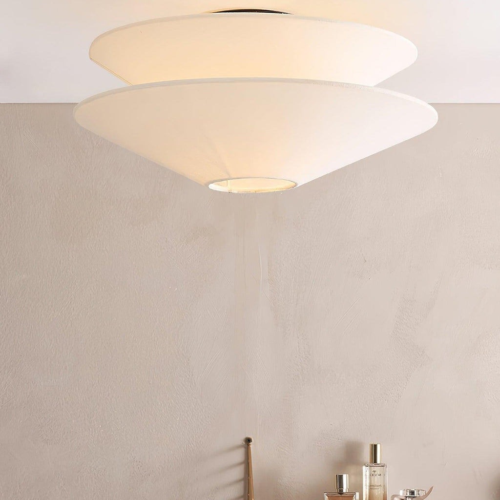 Lina Ceiling Light Double Cone Fabric