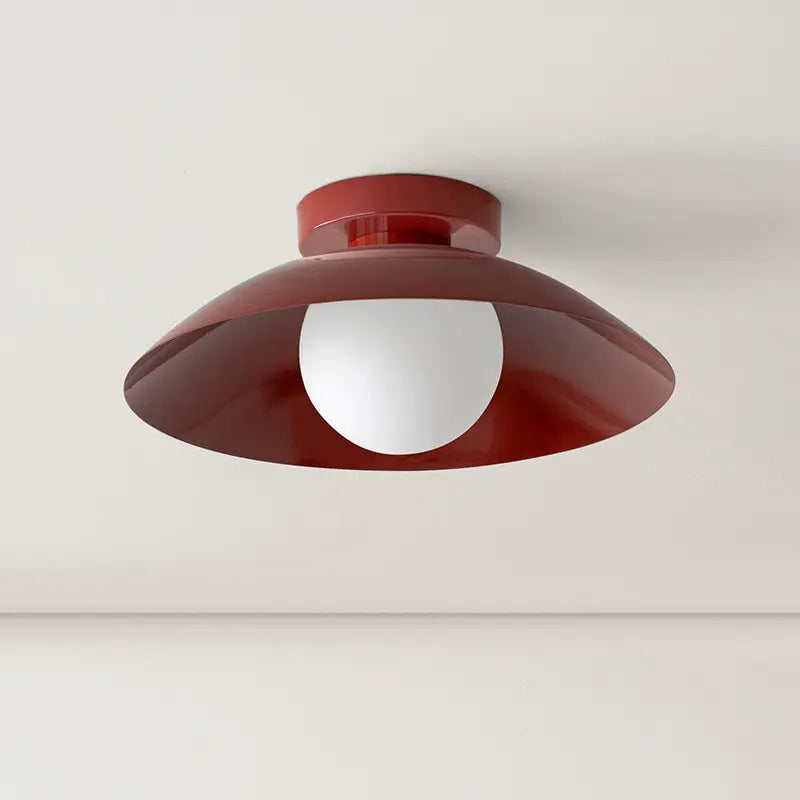 Arisha Modern Flush Mount Ceiling Light Black Red Pink Yellow Bedroom