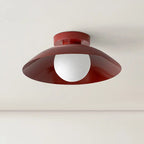 Arisha Modern Flush Mount Ceiling Light Black Red Pink Yellow Bedroom