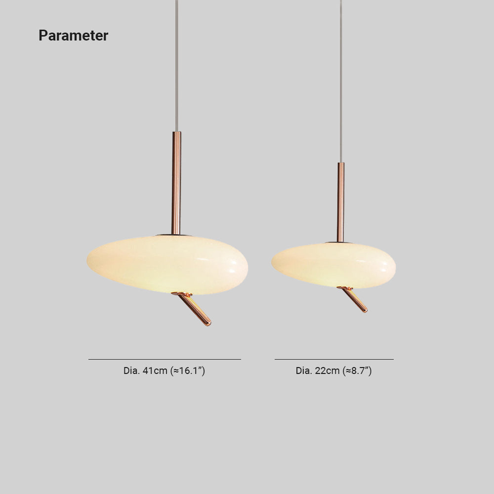 Oneli Rose Gold Pebble Pendant Light