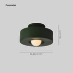 Aria Flush Mount Ceiling Light Nordic Macaron   Bedroom