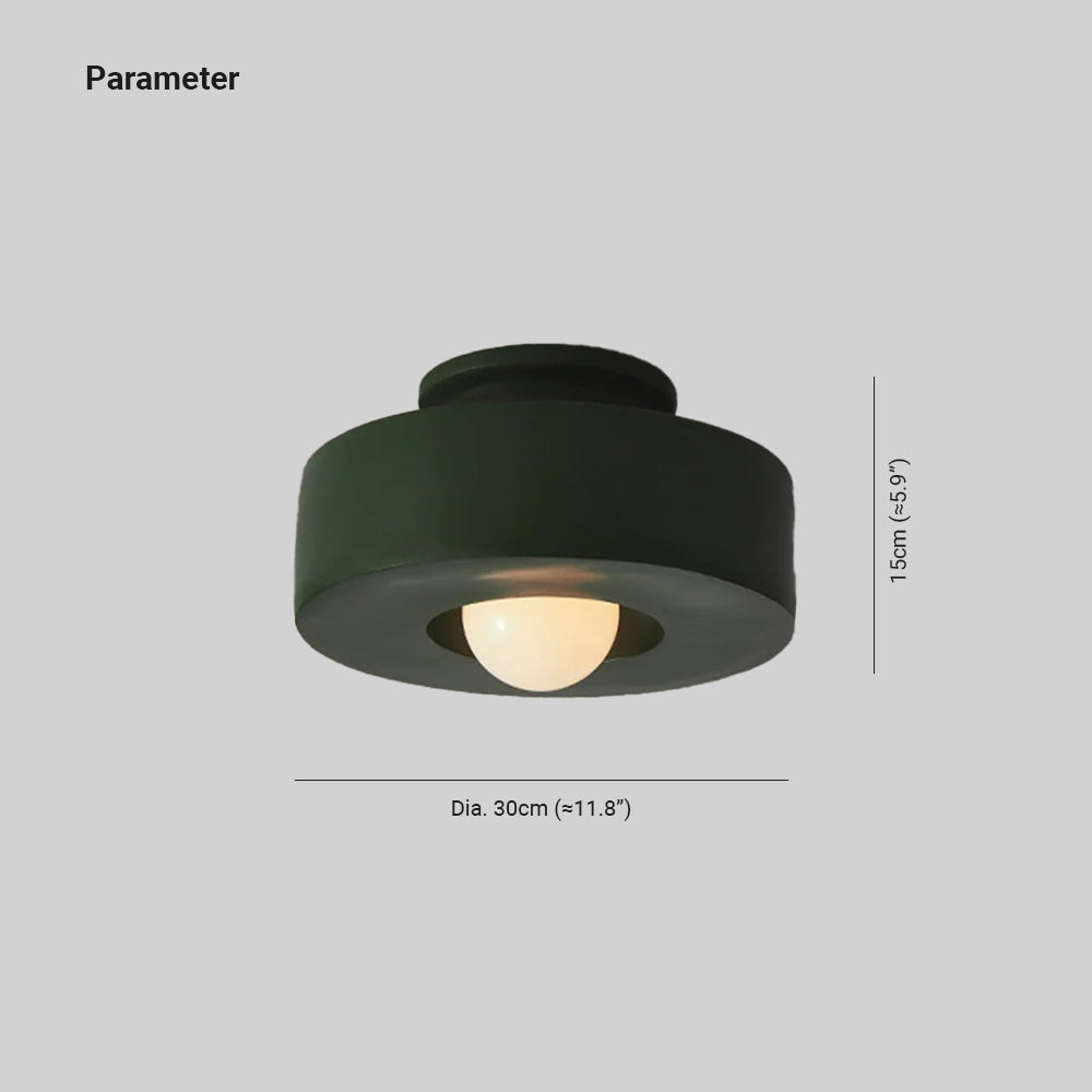 Aria Flush Mount Ceiling Light Nordic Macaron   Bedroom