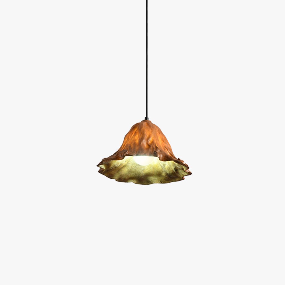 Ritta Art Lotus Leaf LED Pendant Light Resin Dining Room