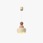 Valentina Sunny Rain Doll LED Pendant Light Cream Resin Bedroom